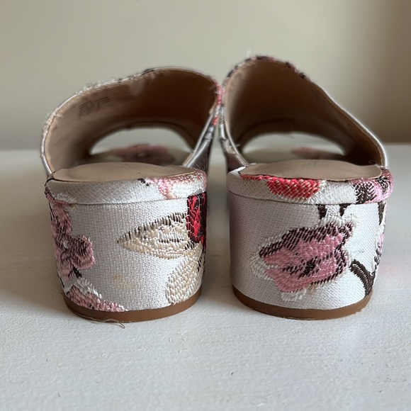 Kelly & Katie Amour Brocade Floral Slip On Mules Size 8 - Picture 5 of 10